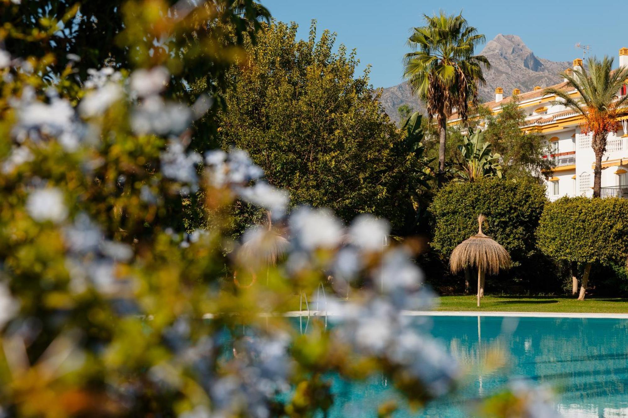 Ground Floor Holiday Apartment With Terrace And Pool In Puerto Banus, Marbella Bagian luar foto